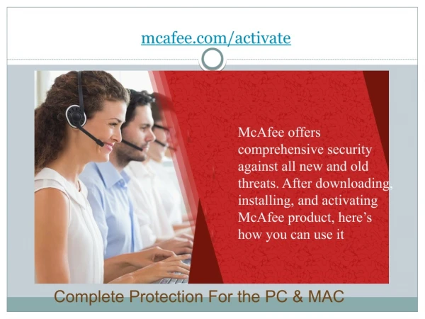mcafee com activate