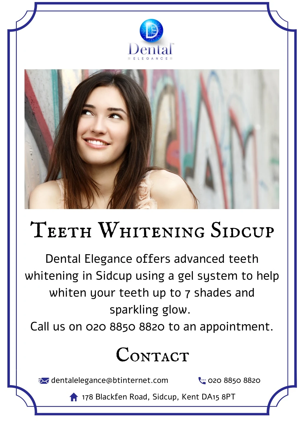 teeth whitening sidcup dental elegance offers