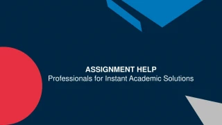 My Assignment help - slide 1