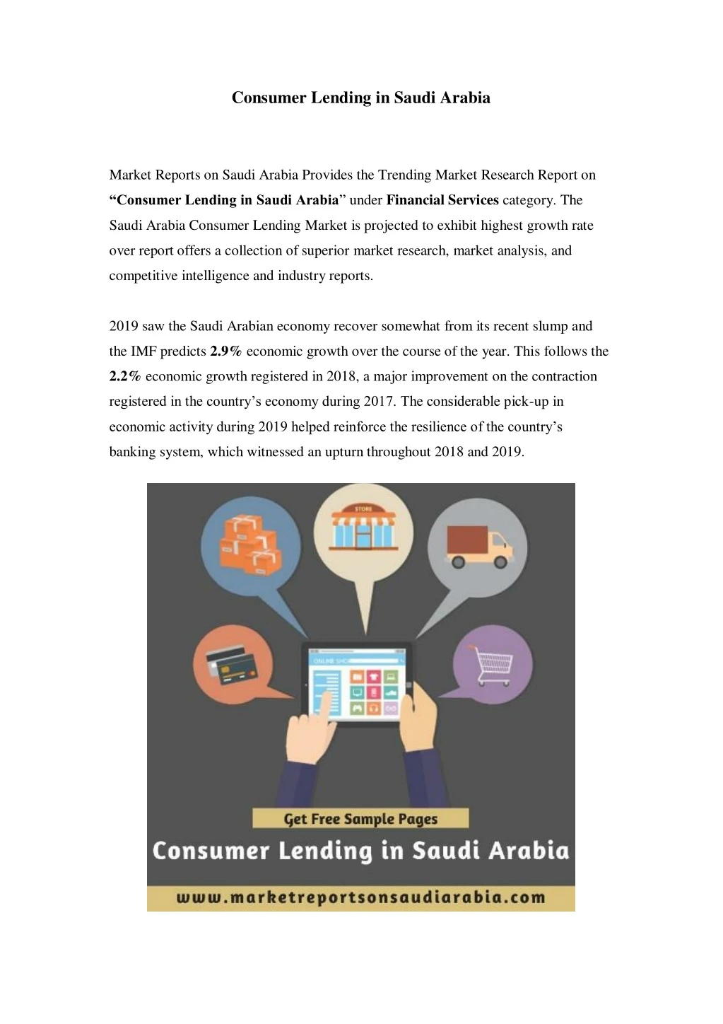 consumer lending in saudi arabia