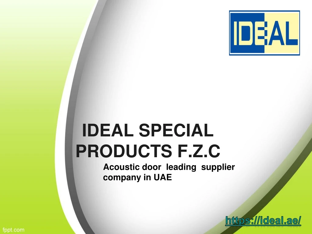 ideal special products f z c