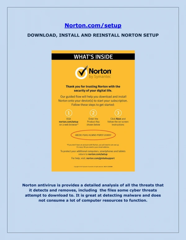 norton com setup