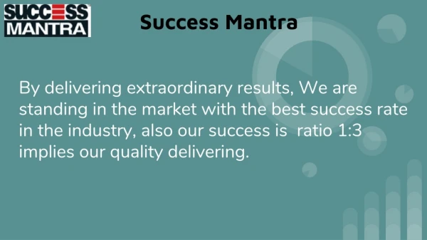 Success Mantra - Hotel Management in Delhi