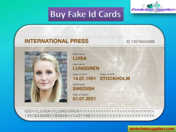 Buy Fake ID Cards