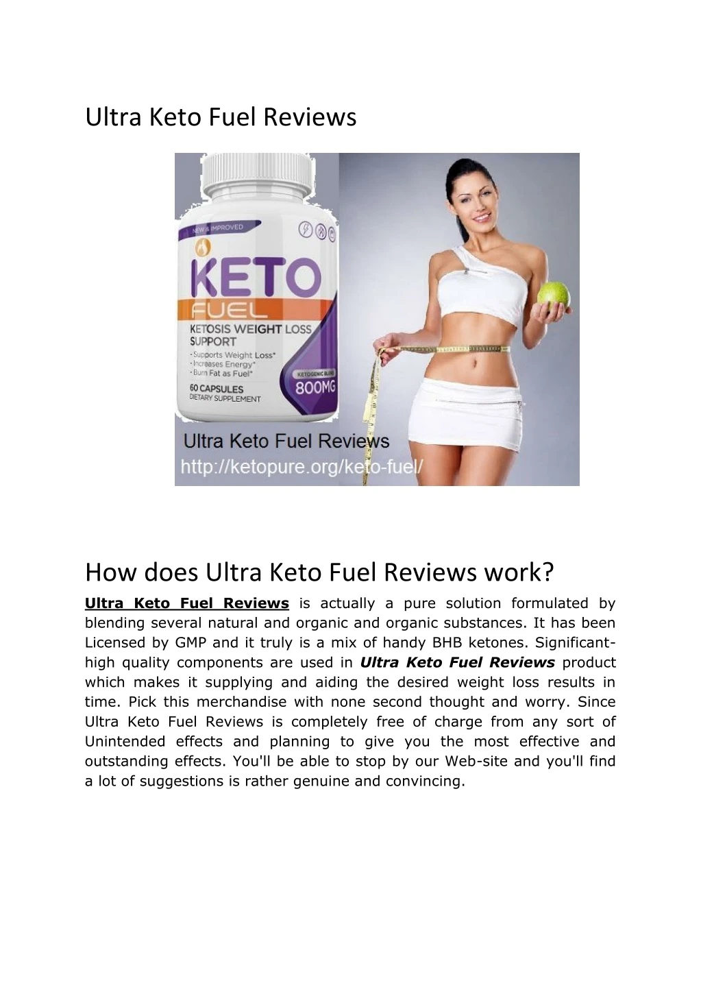 ultra keto fuel reviews