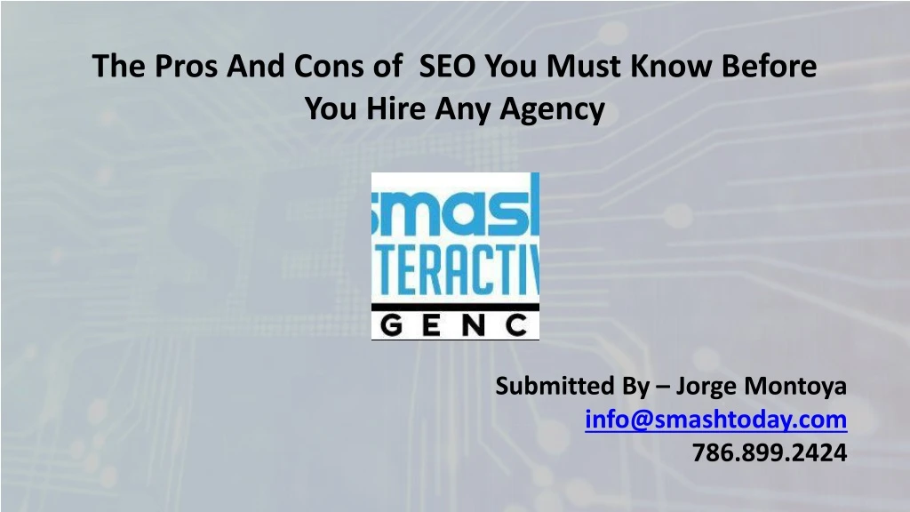 the pros and cons of seo you must know before you hire any agency