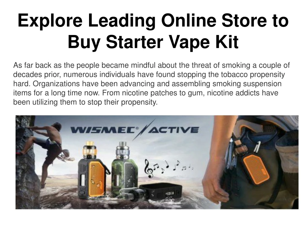 explore leading online store to buy starter vape