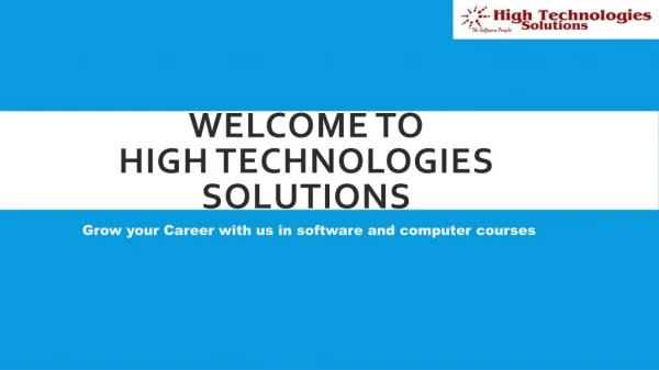 welcome to high technologies solutions