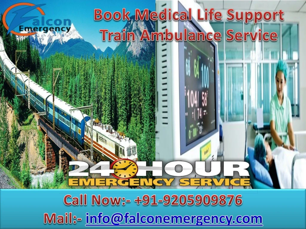book medical life support train ambulance service
