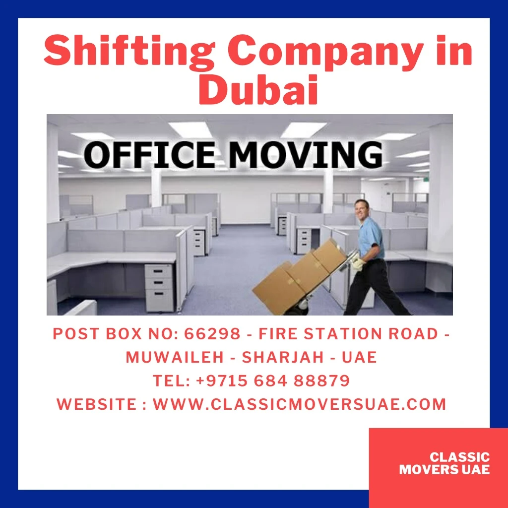 shifting company in dubai