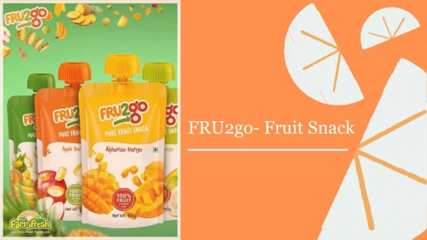 Importance Of Eating Fruits | Fruit Snack | FRU2go