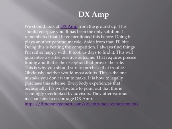 DX Amp
