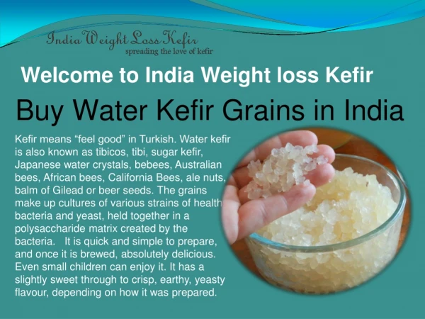 Buy Water Kefir Grains in India