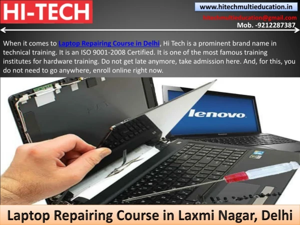 Laptop Repairing Course in Delhi