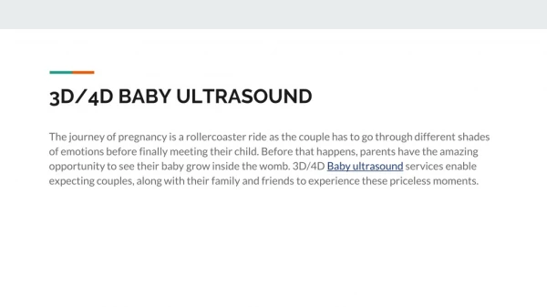 Baby Ultrasound