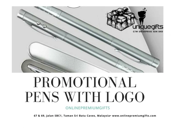 Buy Customized Promotional pens with Customise logo in Malaysia
