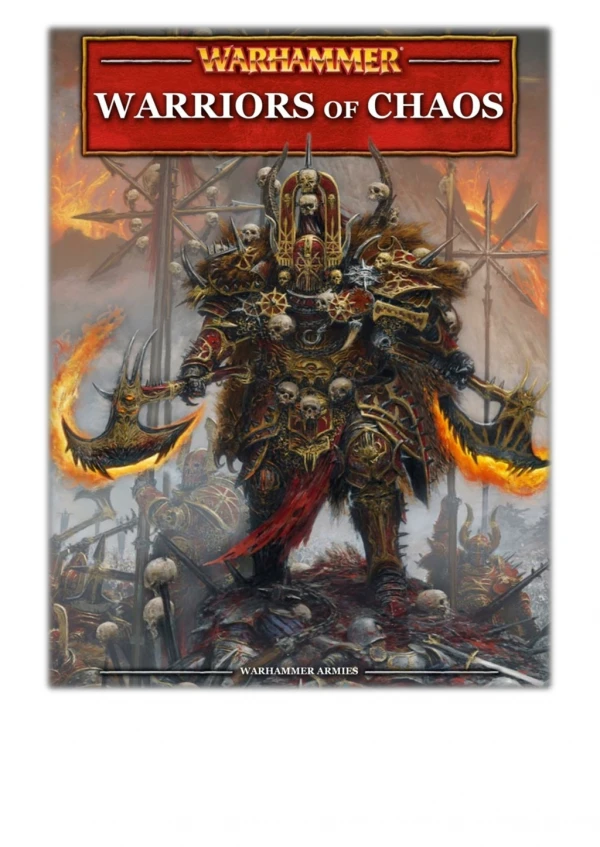 [PDF] Free Download Warhammer: Warriors of Chaos (Interactive Edition) By Games Workshop