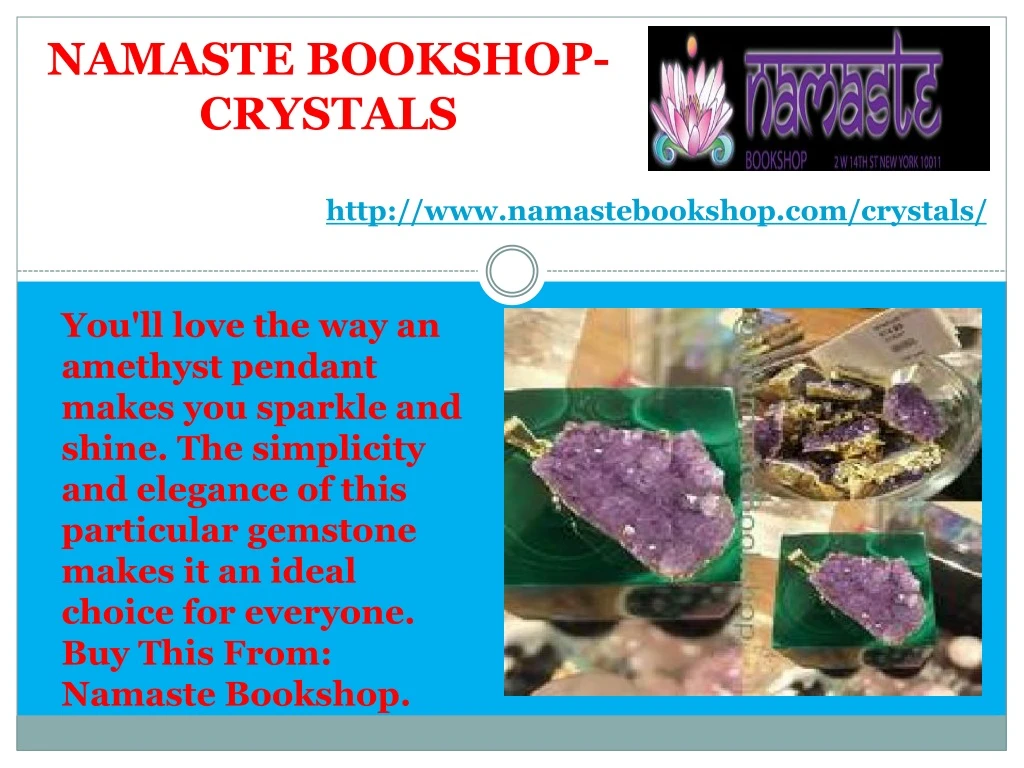 namaste bookshop crystals