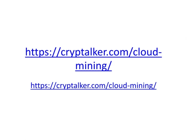 https cryptalker com cloud mining