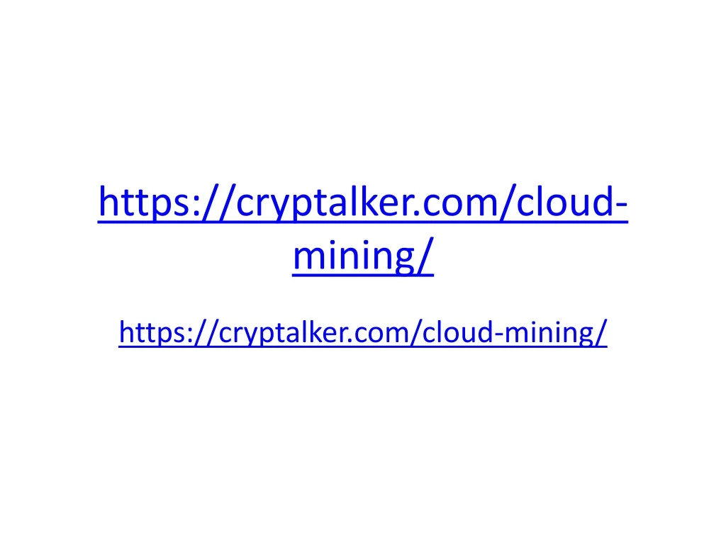 https cryptalker com cloud mining