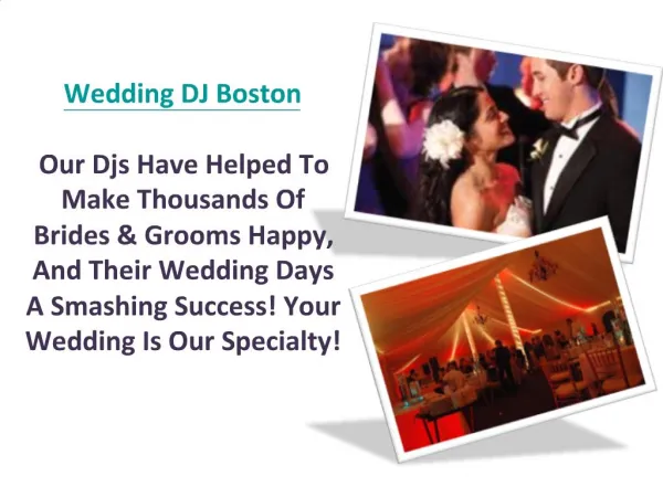 Wedding Ceremony And Reception Services