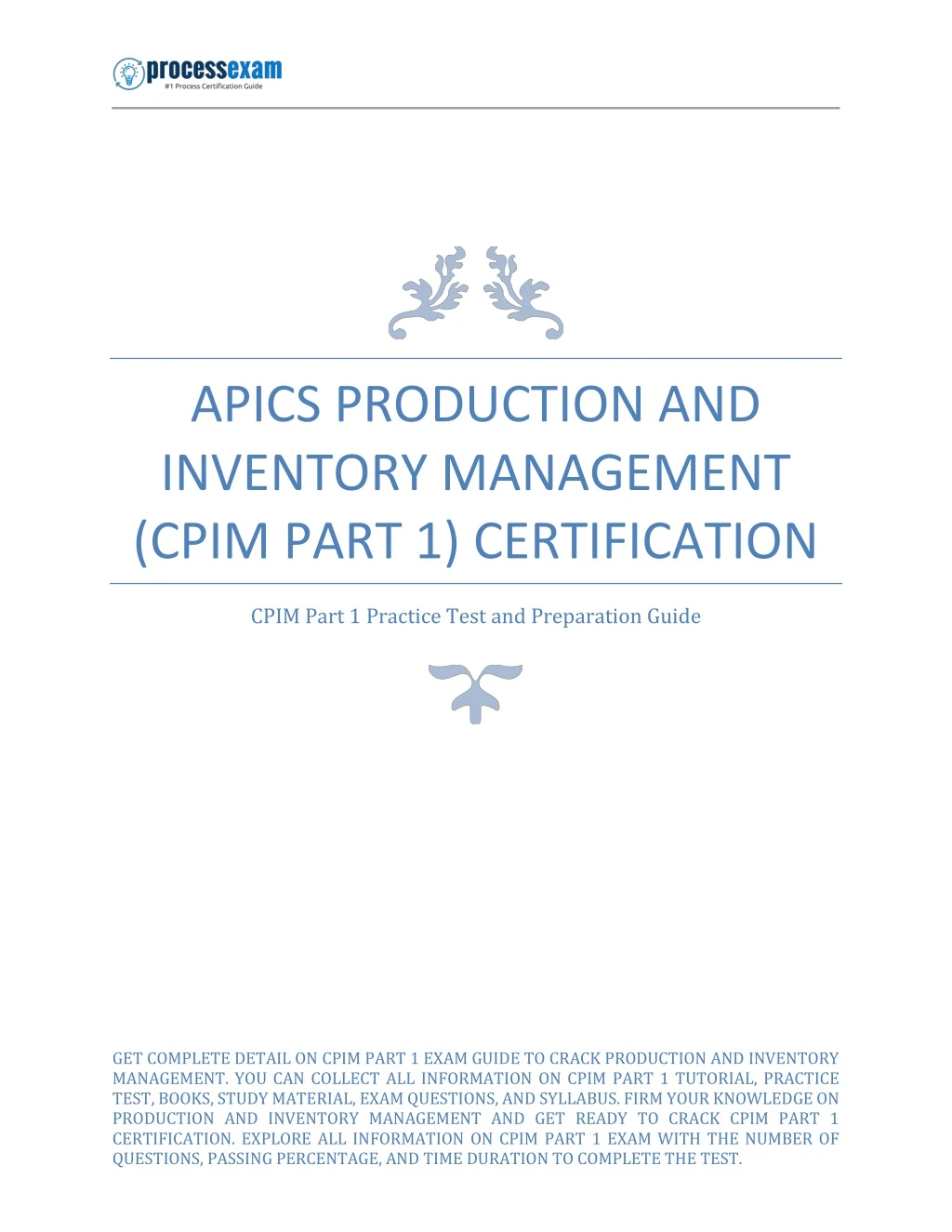 apics production and inventory management cpim