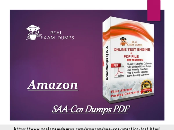 Get Amazon SAA-C01 Test Engine - Amazon SAA-C01 Dumps PDF
