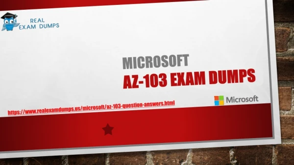 Free AZ-103 Practice Questions With Online Test Engine