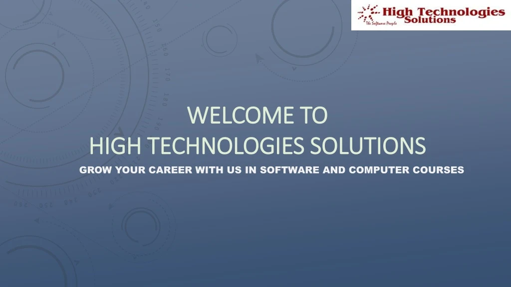 welcome to high technologies solutions