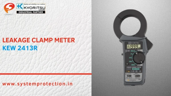 leakage clamp meter kew 2413r