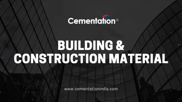 Building & construction material