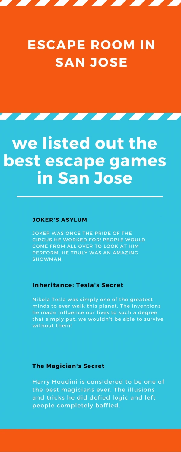 escape room in san jose