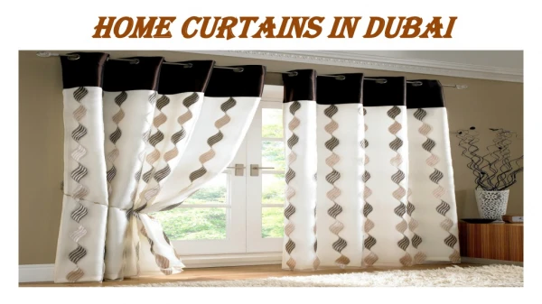 Best Home Curtains In Dubai