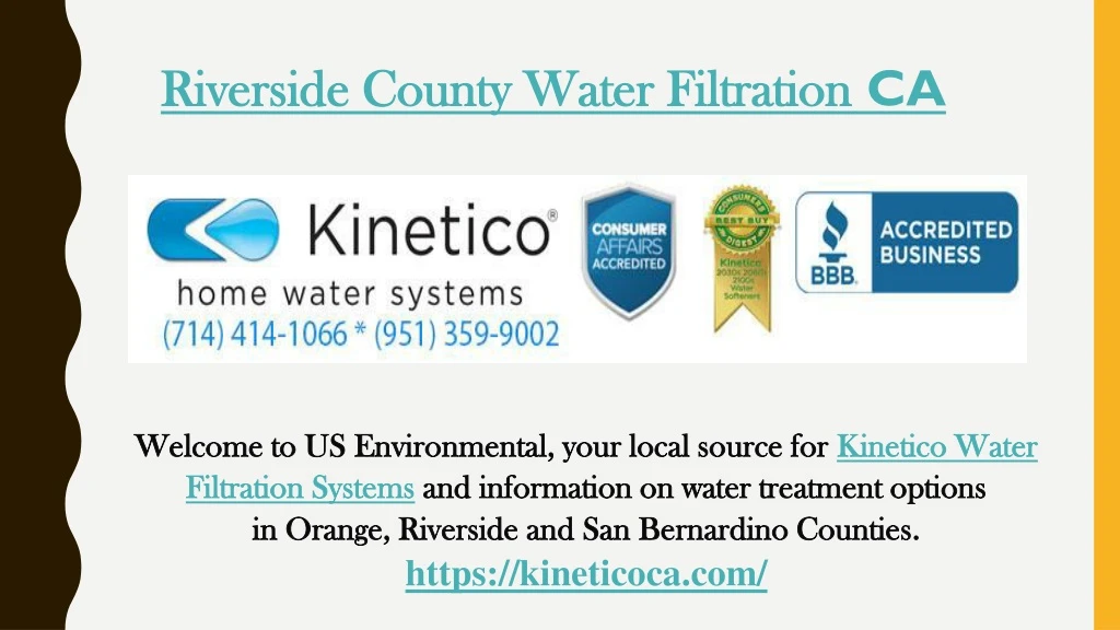 riverside county water filtration riverside