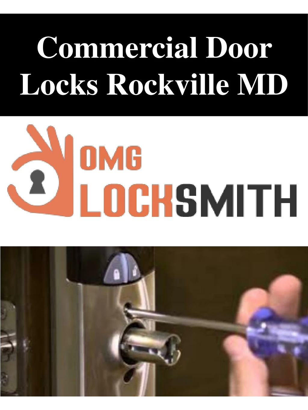 commercial door locks rockville md