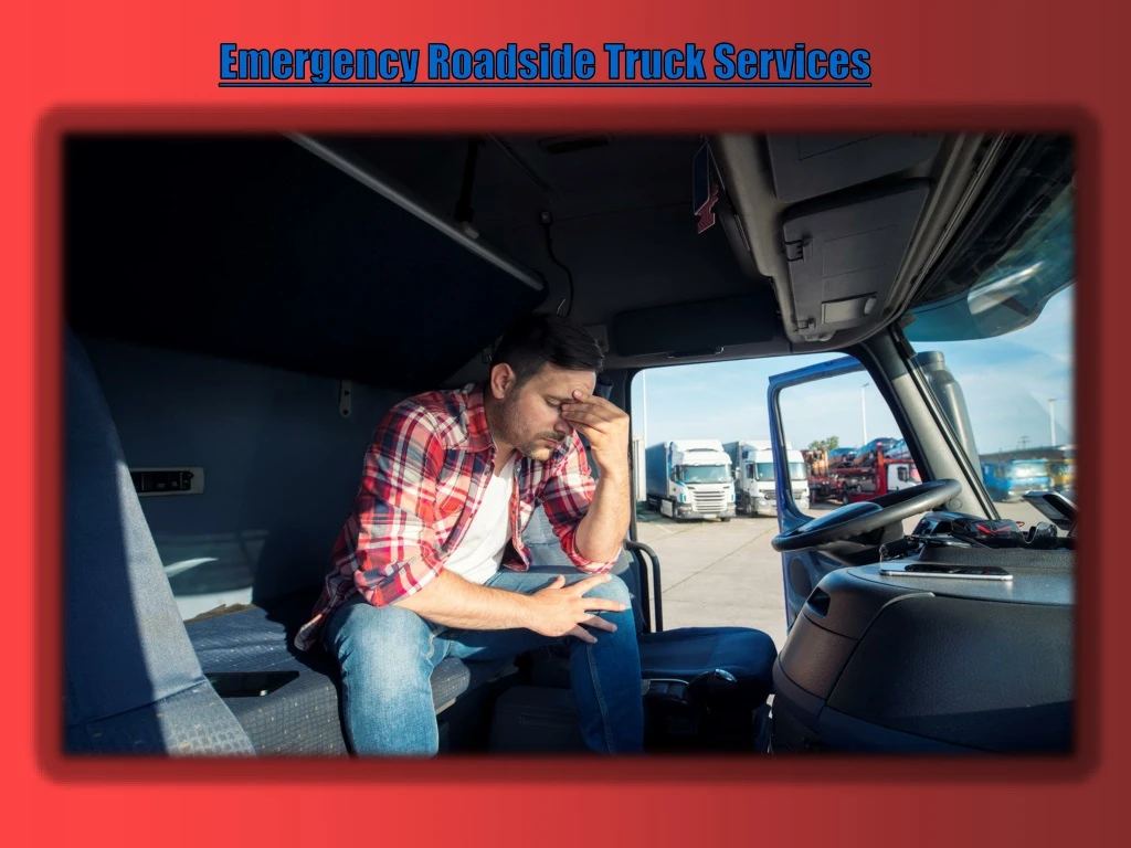 emergency roadside truck services