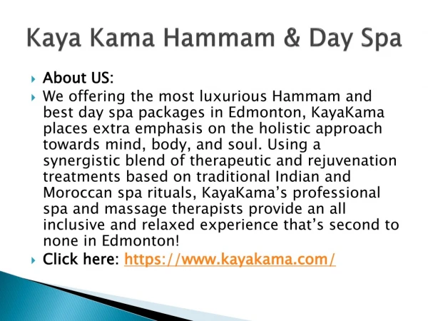 Relaxation Massage in Edmonton | kayakama.com