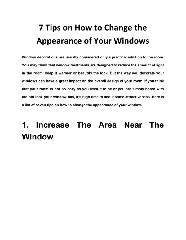 7 Tips on How to Change the Appearance of Your Windows