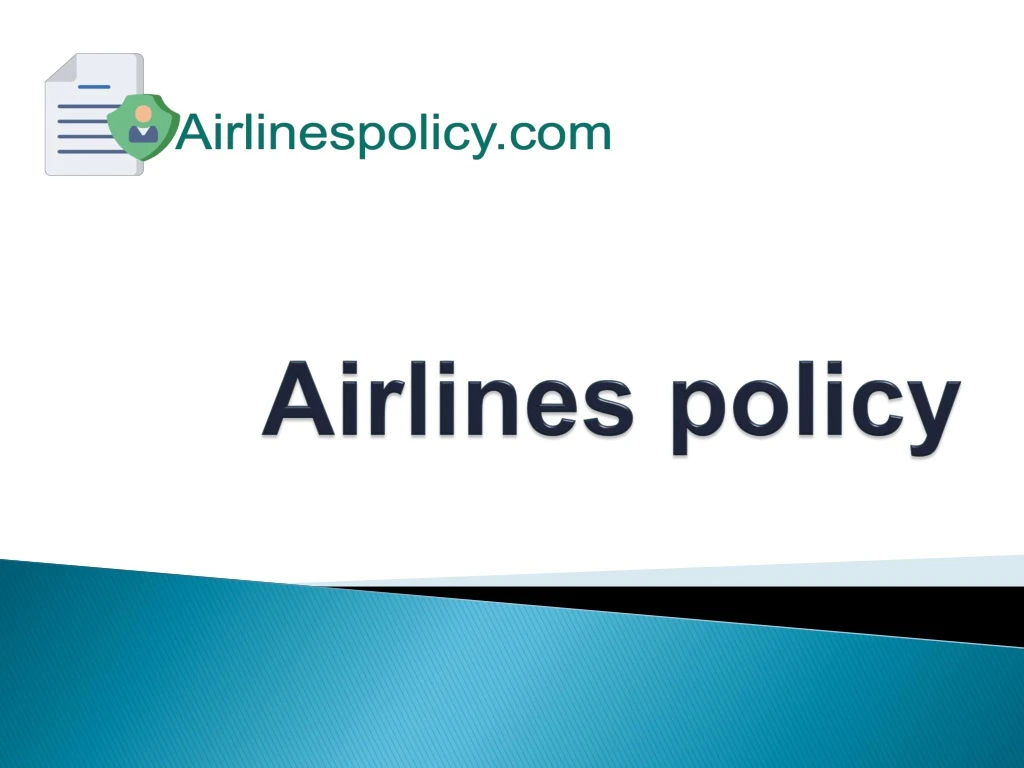 airlines policy