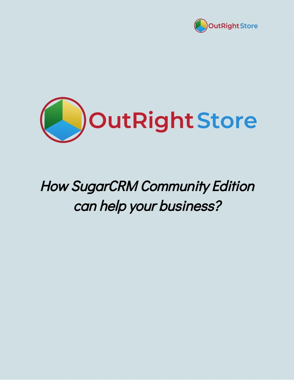 how sugarcrm community edition can help your