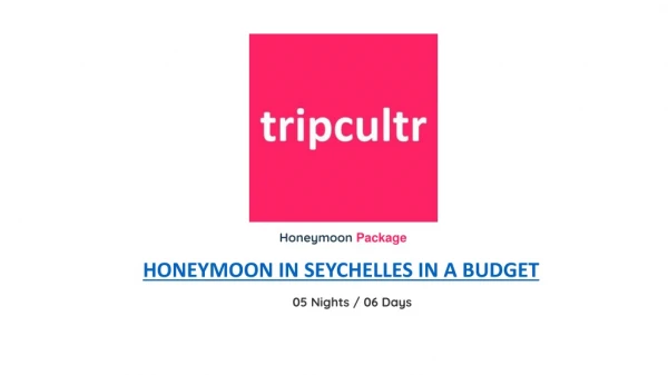 honeymoon package