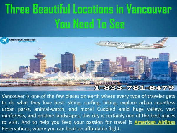 Three Beautiful Locations in Vancouver You Need To See