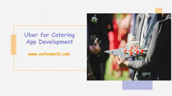 uber for catering app development
