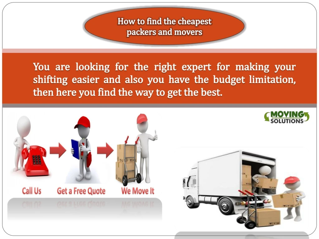 how to find the cheapest packers and movers