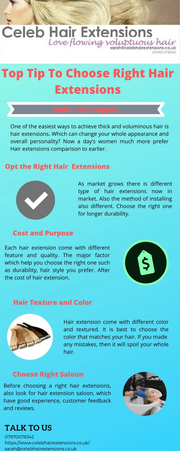 Top Tip to Choose Best Hair Extensions- Celeb Hair Extensions