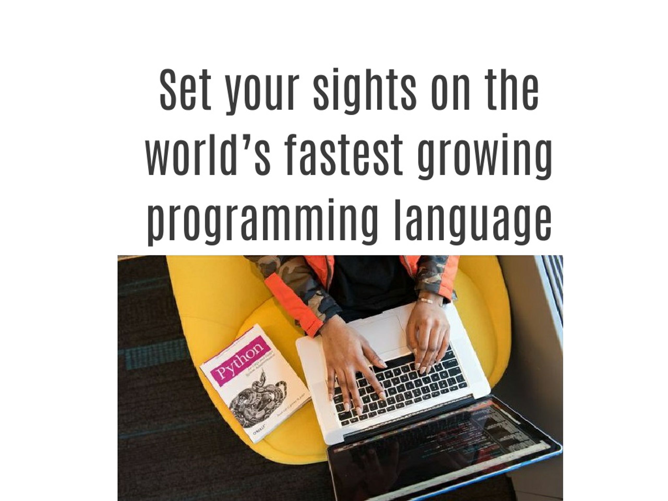 PPT - Set your sights on the world’s fastest growing programming ...