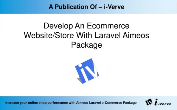 Build an eCommerce store/Application using the Laravel Aimeos