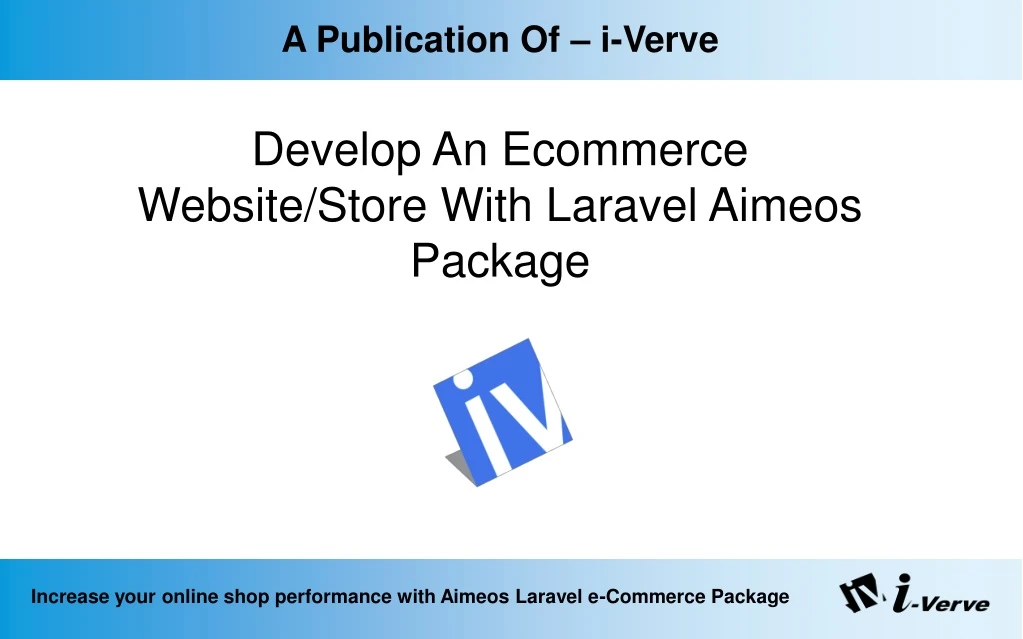 a publication of i verve