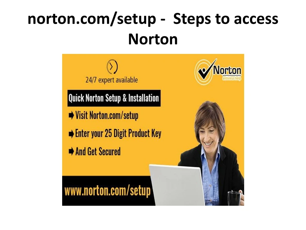 norton com setup steps to access norton