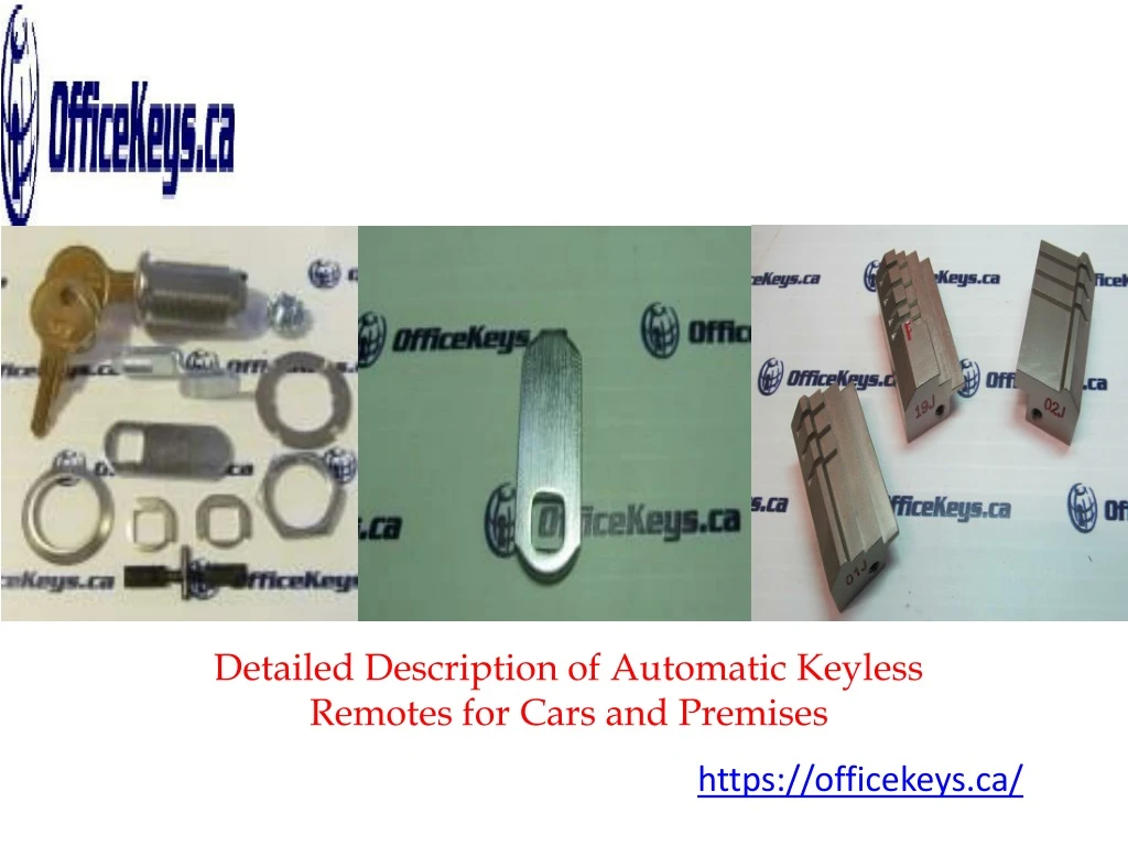 detailed description of automatic keyless remotes